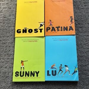 Jason Reynolds Book Set - Ghost, Patina, Sunny, Lu